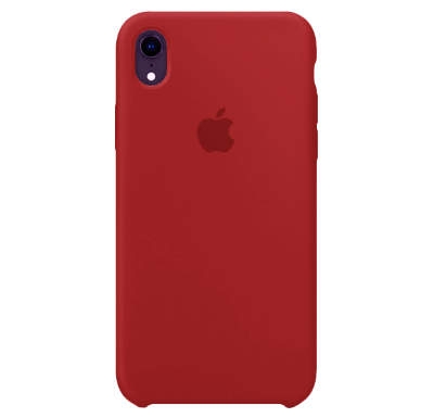Чехол Silicone Case для iPhone XR Бордовый
