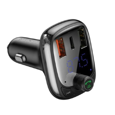 АЗУ Baseus T typed S-13 wireless MP3 car charger CCTM-B01 (Black)