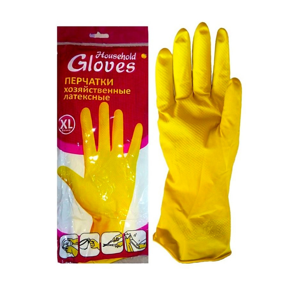 Перчатки нитриловые Household Gloves, размер XL