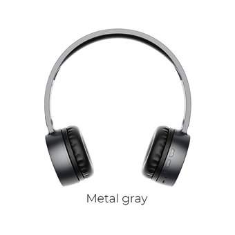 Наушники Bluetooth BoroFone BO2 Fine move metal gray