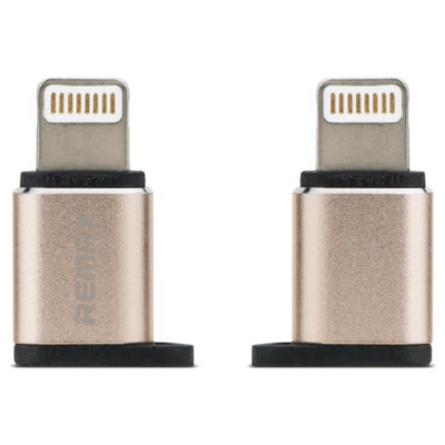 Переходник Remax Micro-Lightning RA-USB2 (Gold)