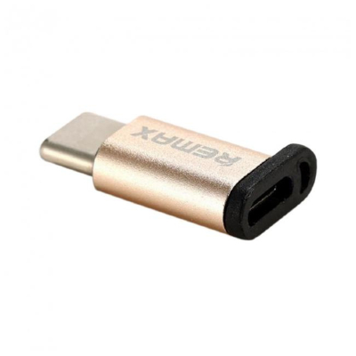 Переходник Remax Micro-Type-C Remax RA-USB1 (Gold)