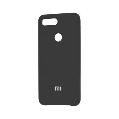 Чехол Silicone Cover Xiaomi Mi8 lite чёрный
