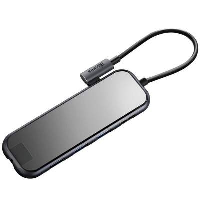 USB разветвитель с выходом Type-C Baseus CAHUB-EZ0G deep gray