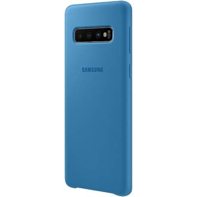 Чехол Silicone Cover Samsung S10 синий