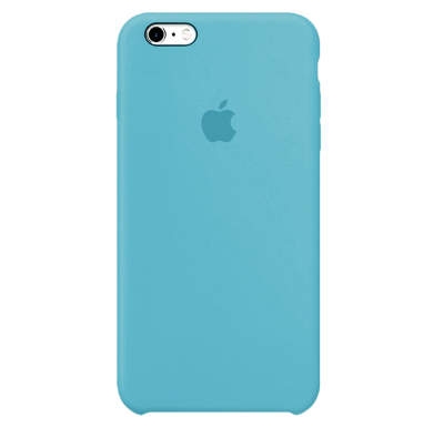Чехол Silicone Case для iPhone 6/6S Голубой
