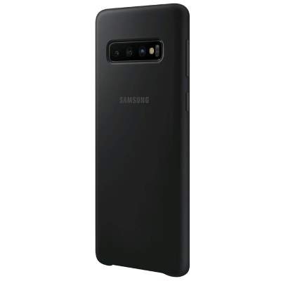 Чехол Silicone Cover Samsung S10 чёрный