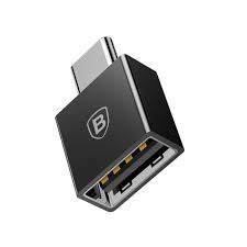 Переходник Type C - USB Baseus CATJQ-B01 black
