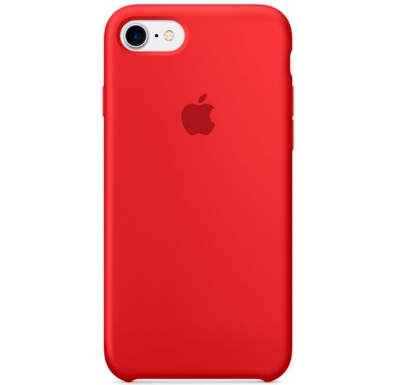 Чехол Silicone Case для iPhone 7/8 Красный