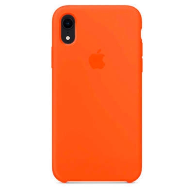 Чехол Silicone Case для iPhone XR Оранжевый
