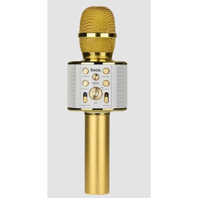 Микрофон HOCO BK3 Cool sound KTV gold