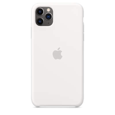 Чехол Silicon Case для iPhone 11 Pro Max белый