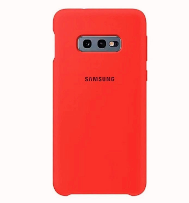 Чехол Silicone Cover Samsung S10e красный