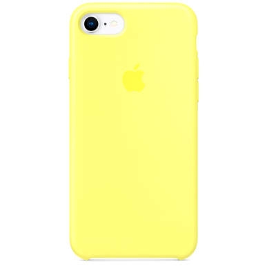 Чехол Silicone Case для iPhone 7/8 Лимонный