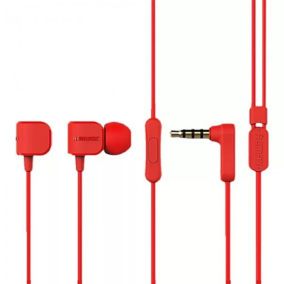 Наушники Remax внутриканальные с микрофоном RM-502 Earphone (Red)
