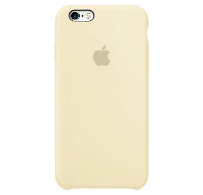Чехол Silicone Case для iPhone 6/6S Кремовый