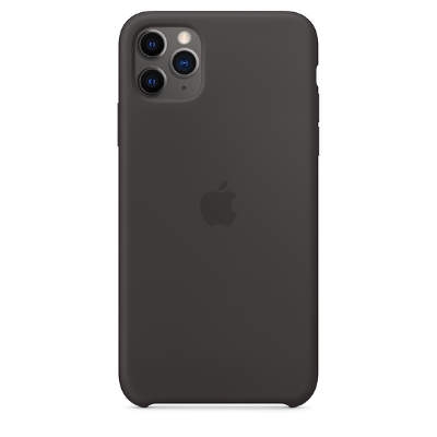 Чехол Silicon Case для iPhone 11 Pro Max черный