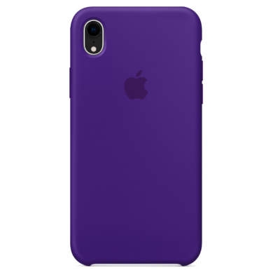 Чехол Silicone Case для iPhone XR Темно-пурпурный